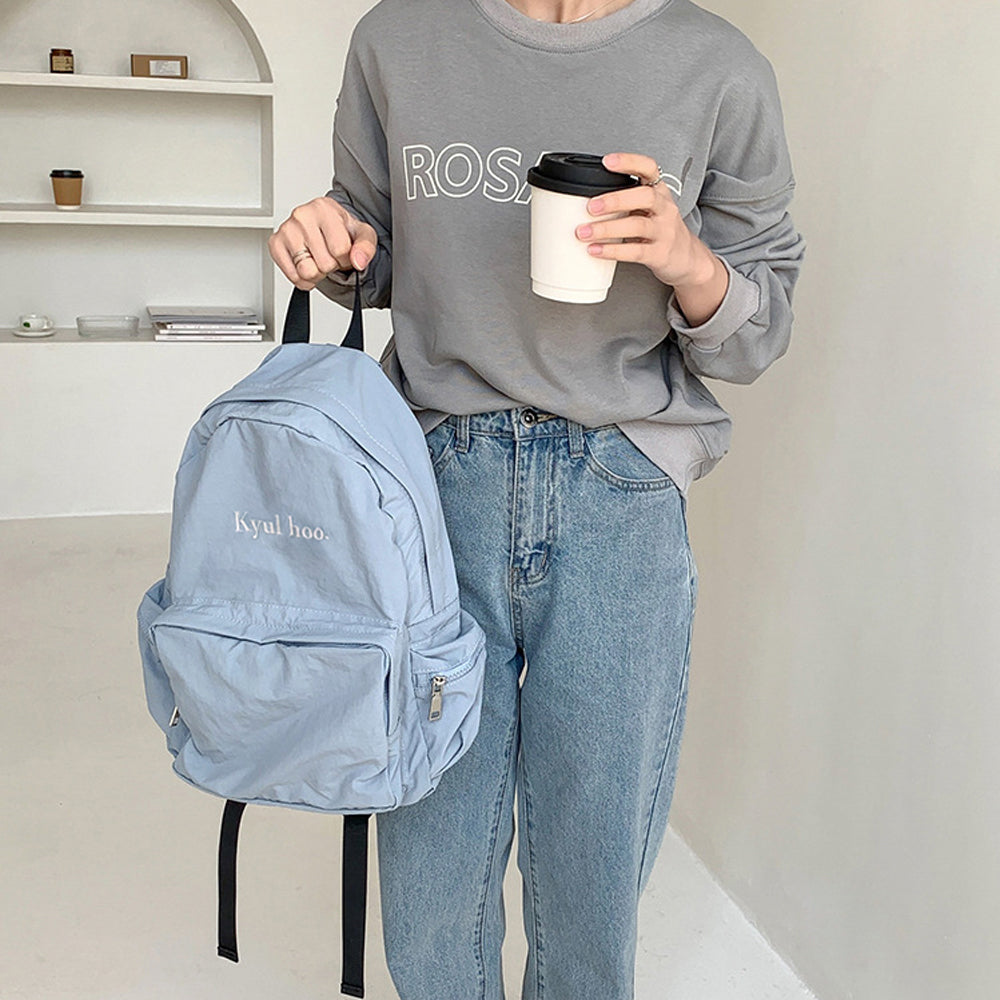 韓國定制刺繡防水背囊
