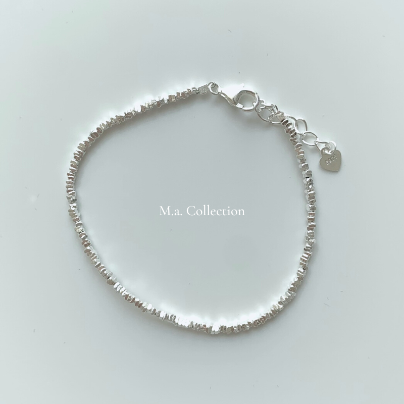 幼身碎銀子925銀手鏈