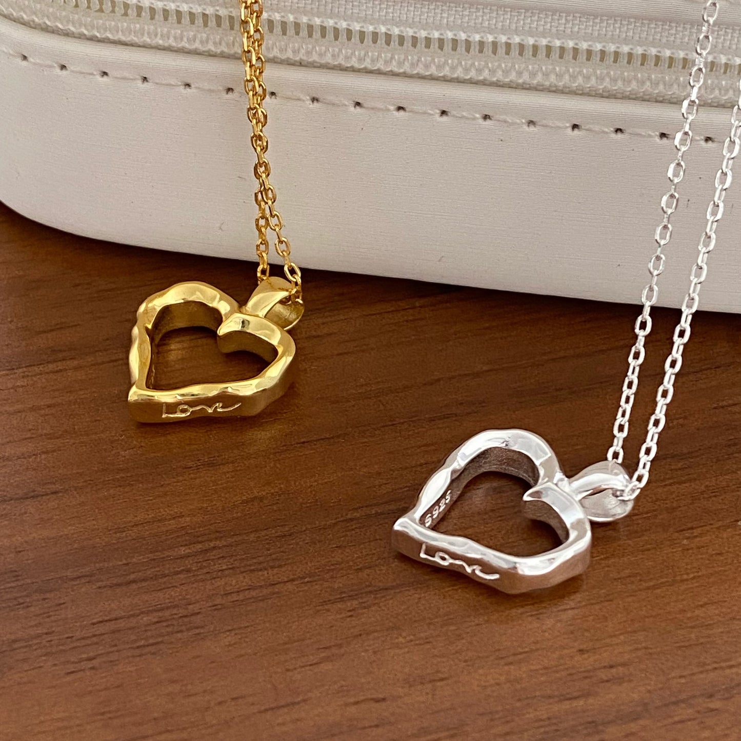 Love Heart 925 Silver Necklace