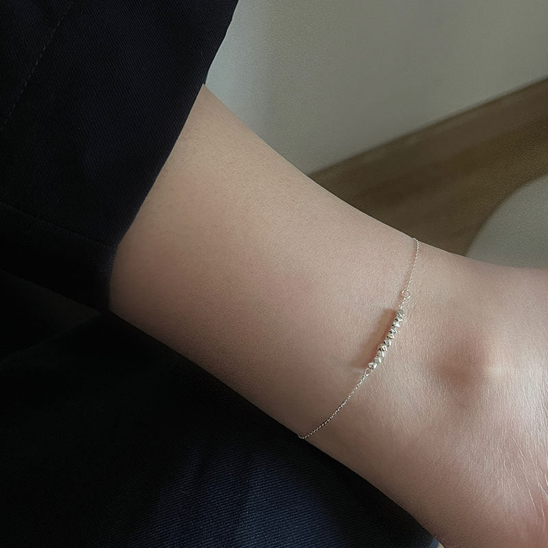 小碎石925銀腳鏈