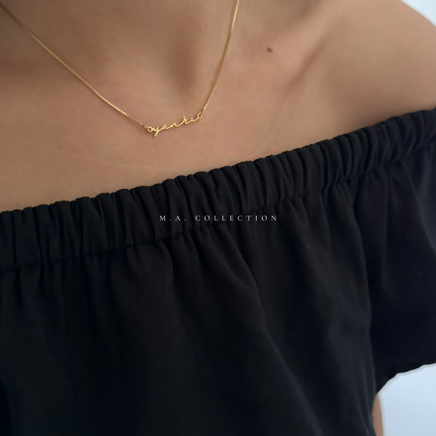Personalizated Signature Name Necklace 925 Silver
