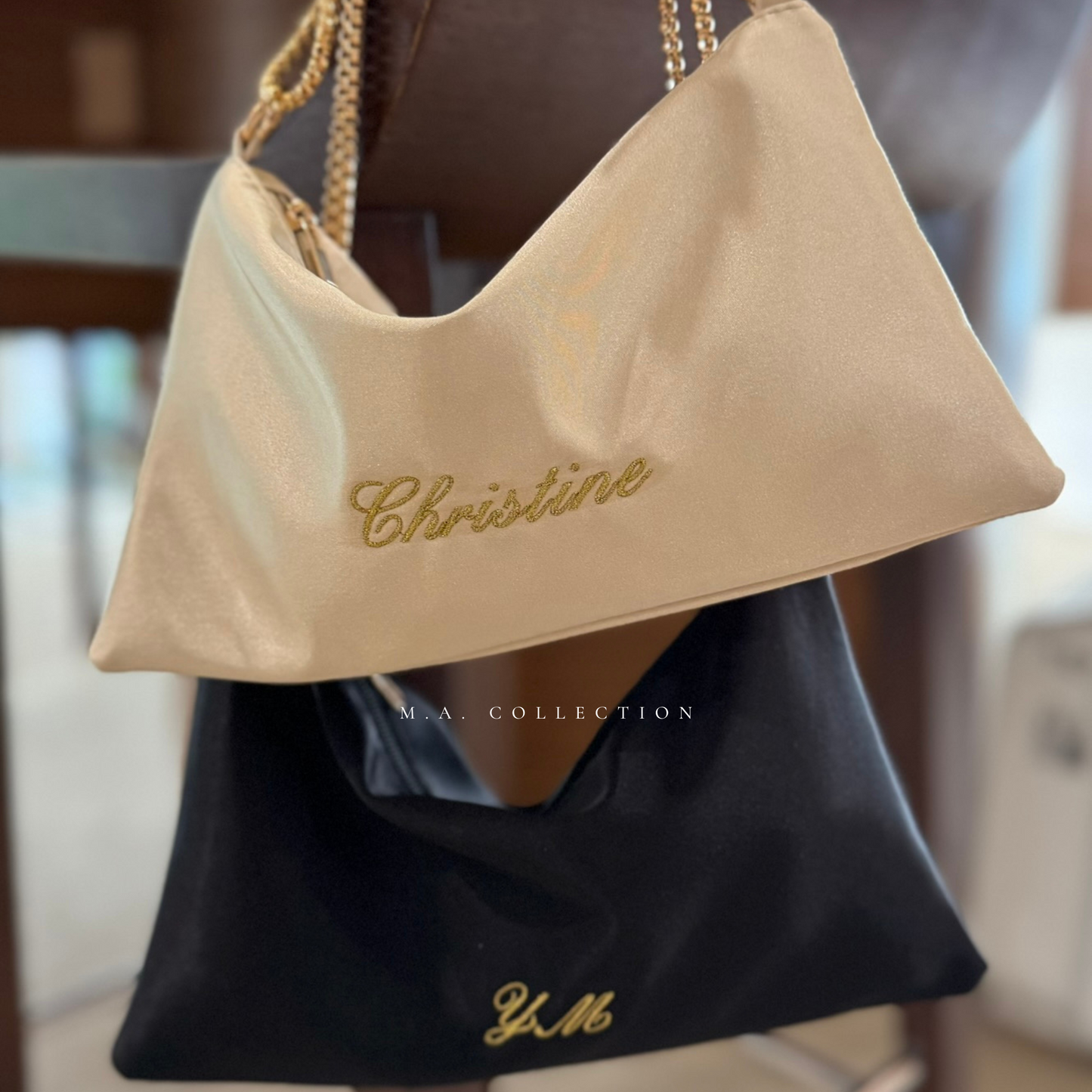 Customized Satin 3 Way Bag