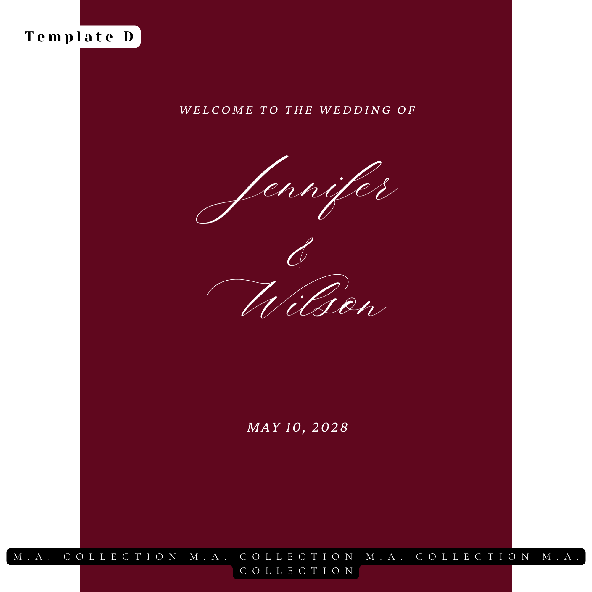 Clear Acrylic Signature Board