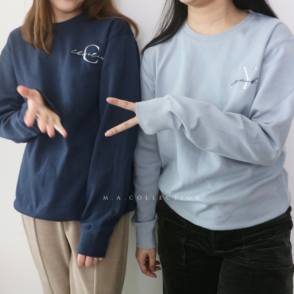 訂製刺繡圓領FRIENDSHIP SWEATER