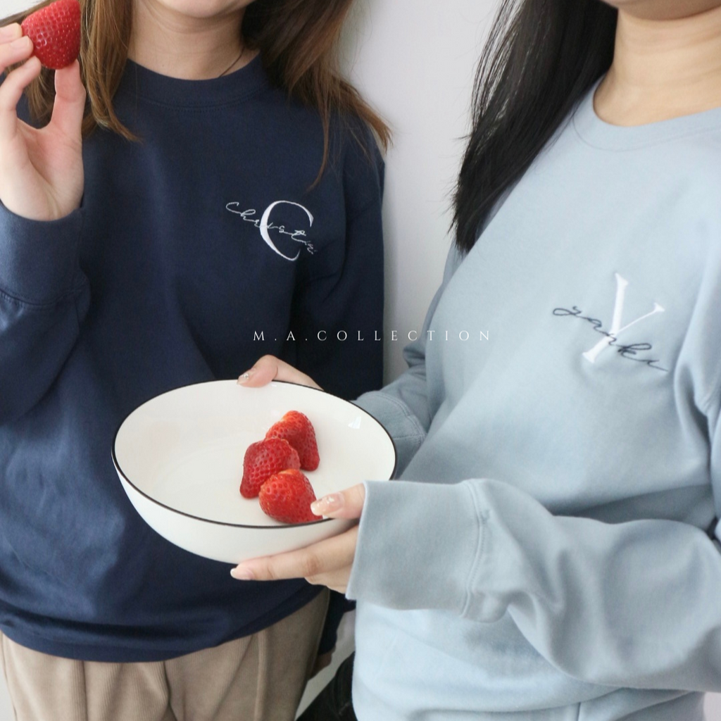 訂製刺繡圓領FRIENDSHIP SWEATER