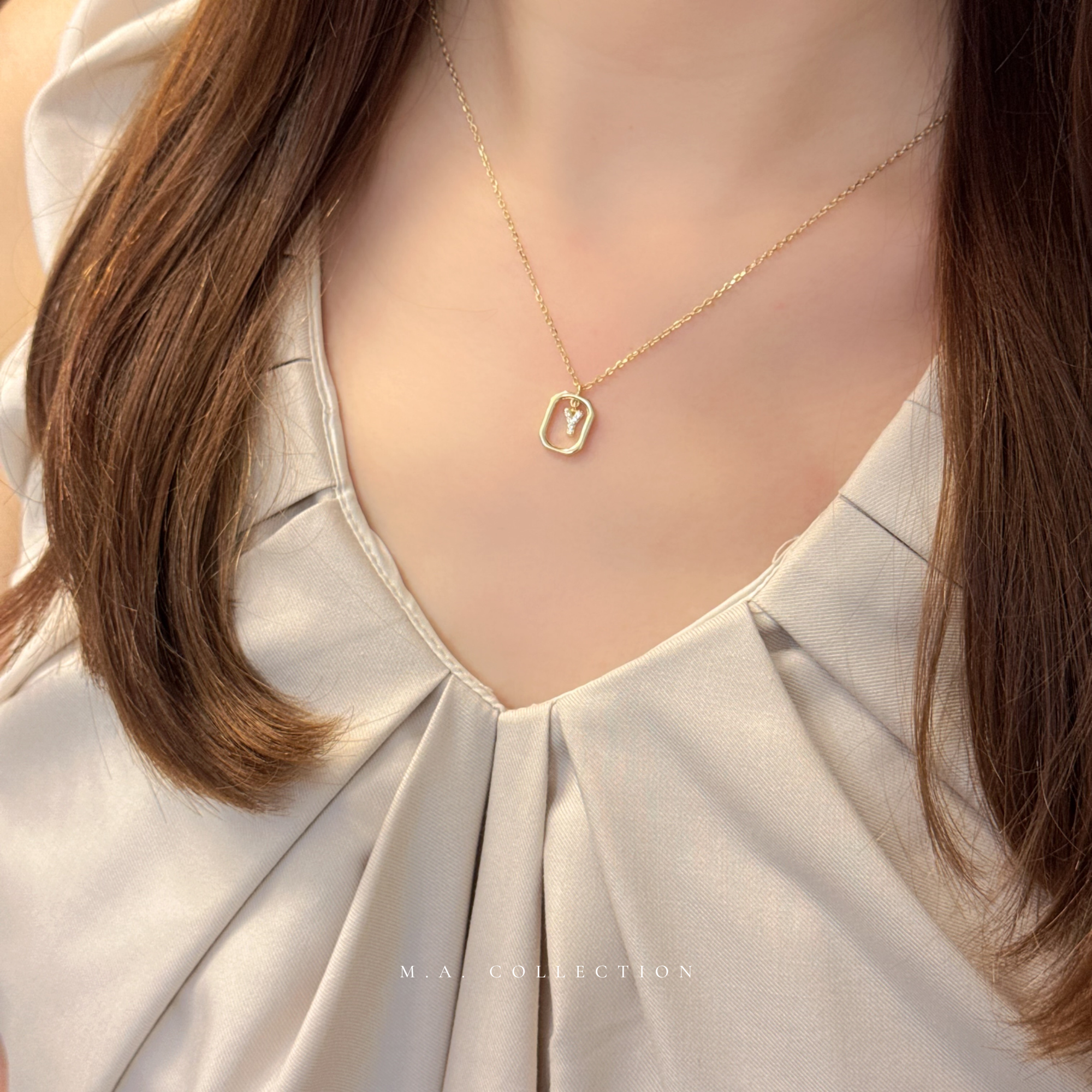 Inital Monogram Necklace