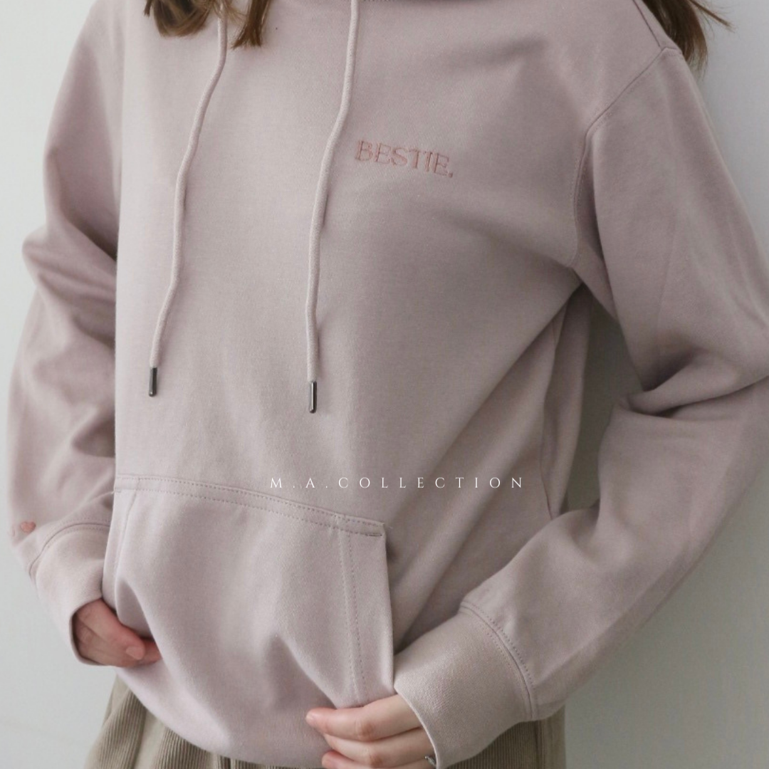 訂製刺繡BESTIES HOODIES