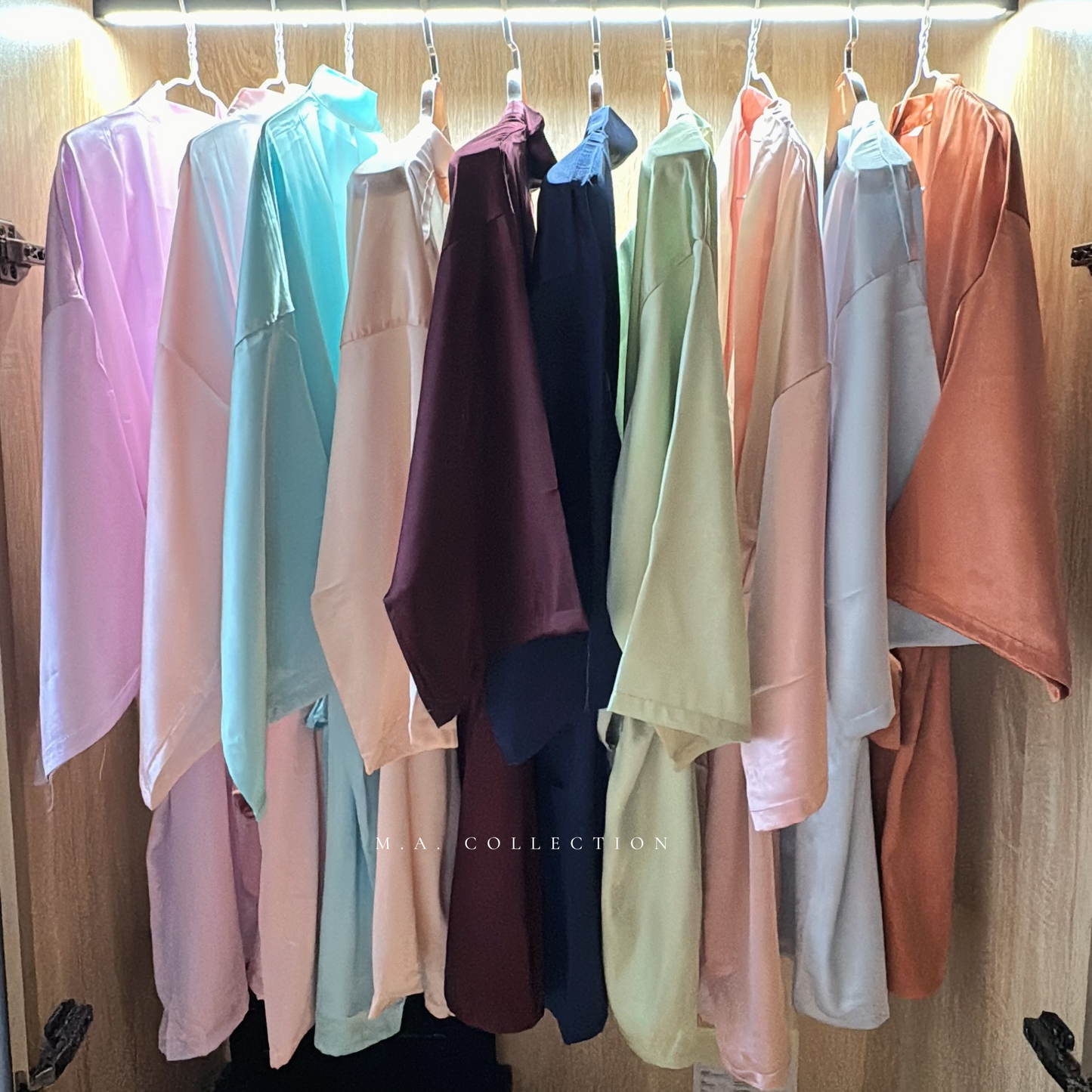 Soft Satin Bridal Robes