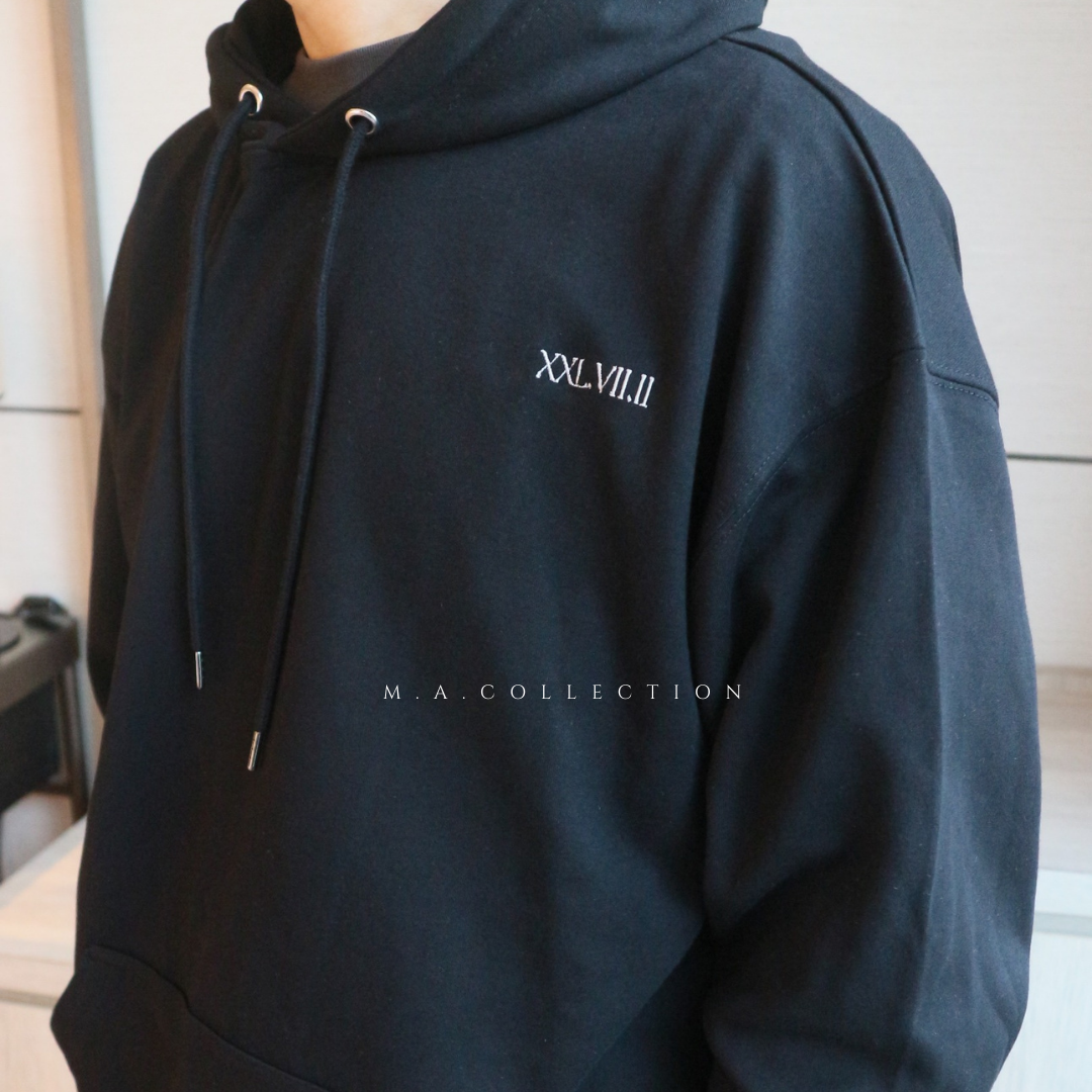 定制刺繡couple hoodies