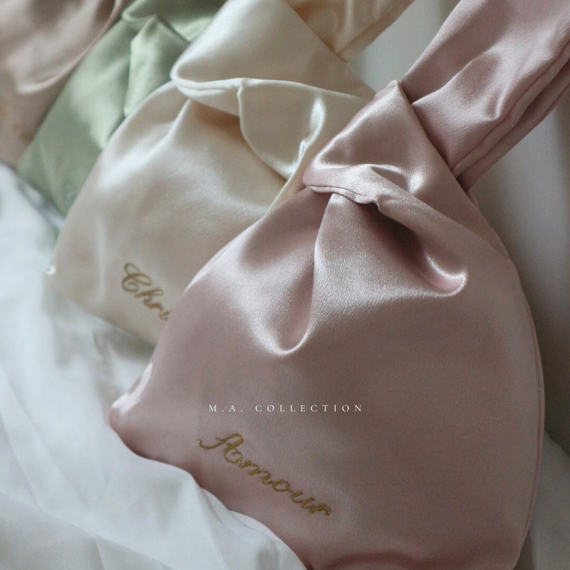 Customerized Satin Hand Bag