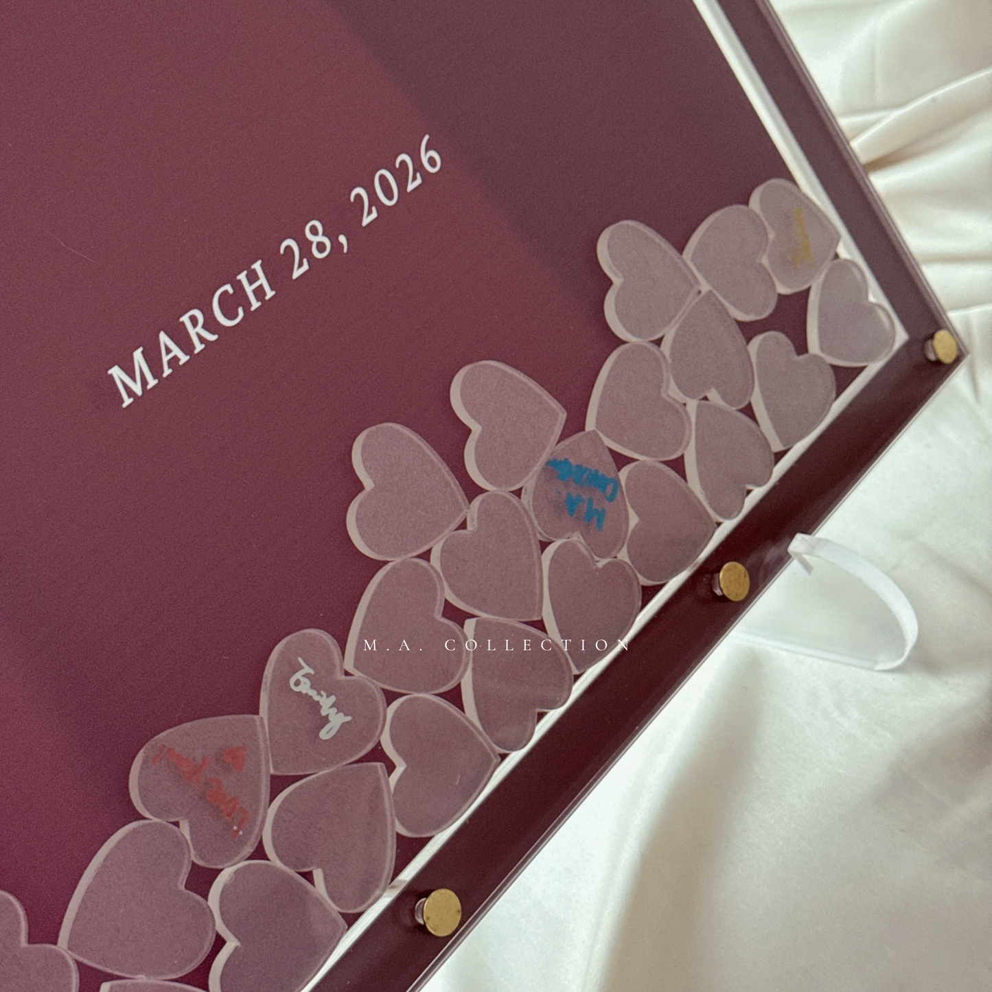 Clear Acrylic Signature Board