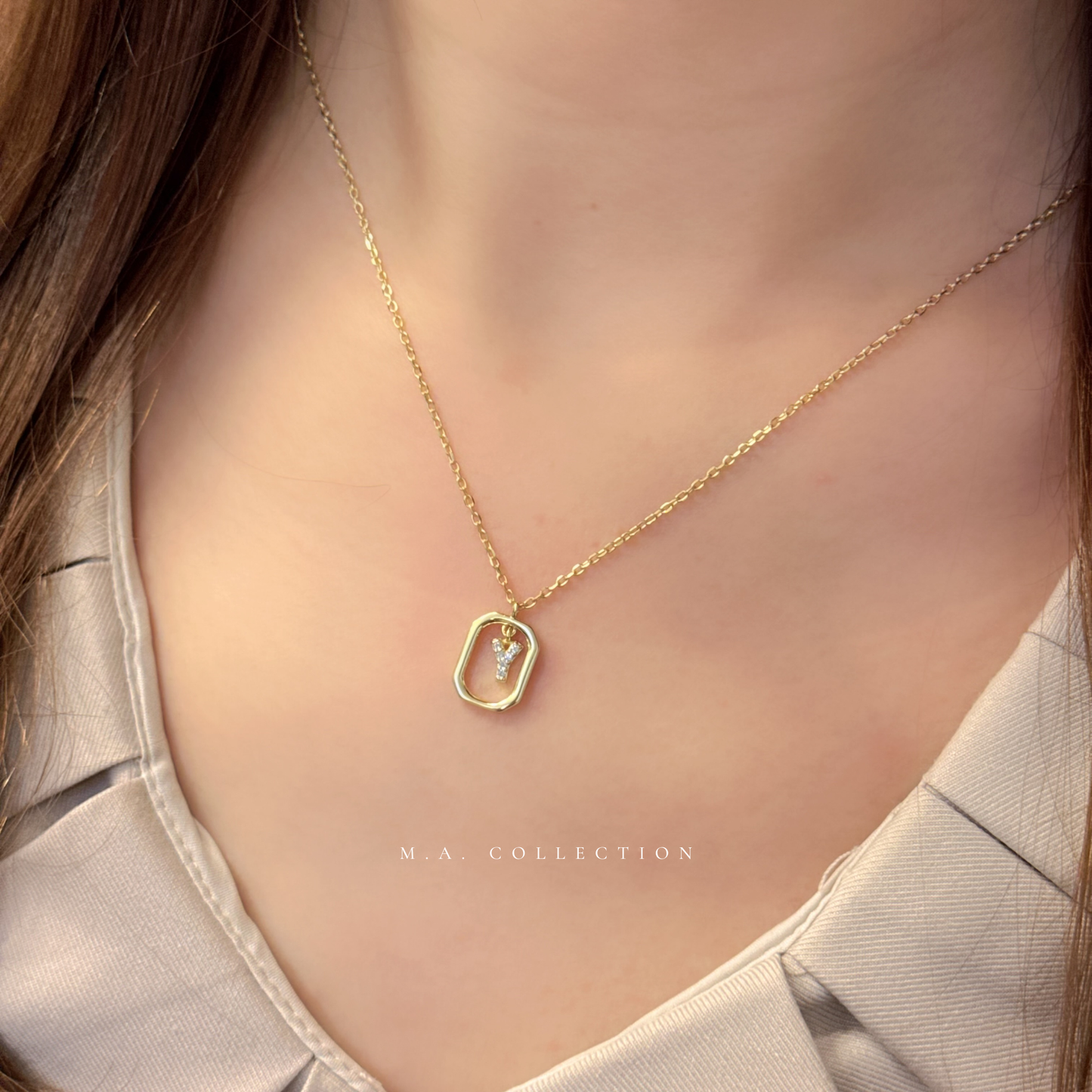 Inital Monogram Necklace