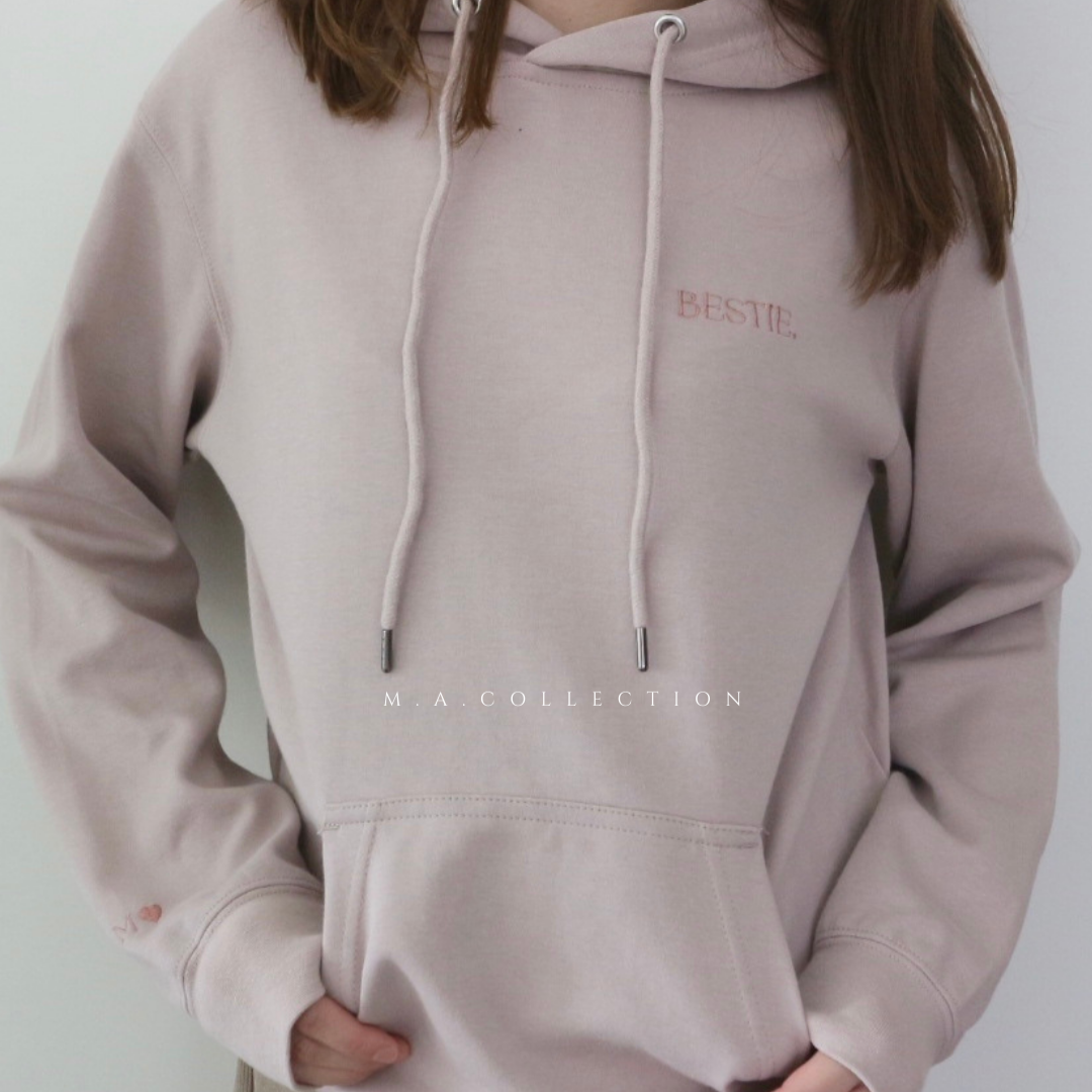 訂製刺繡BESTIES HOODIES