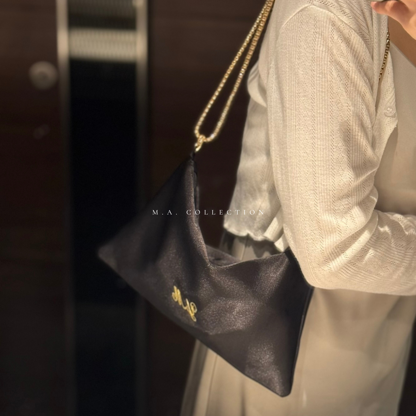 Customized Satin 3 Way Bag