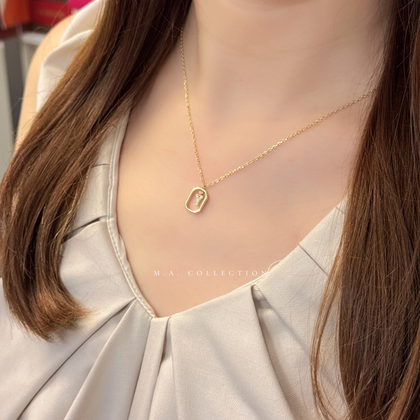 Inital Monogram Necklace