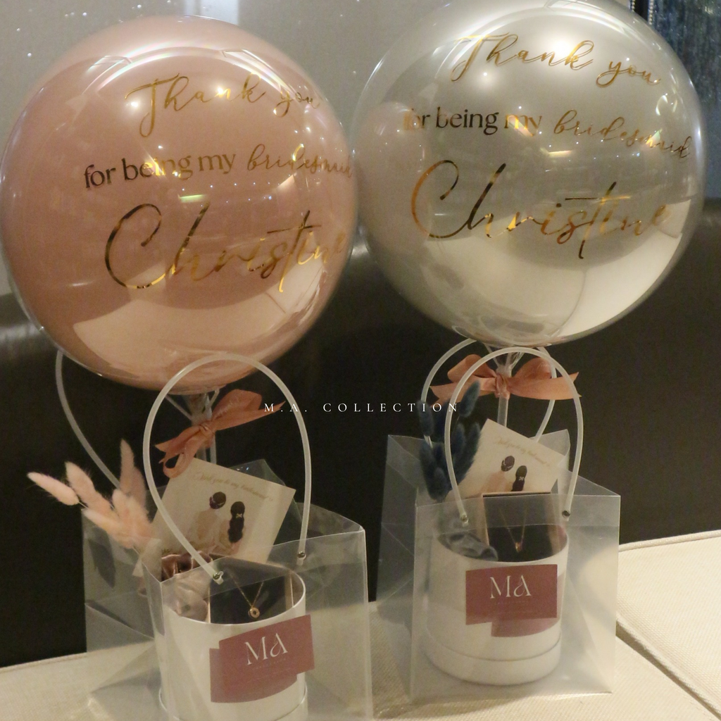Balloon Bridesmaid Proposal Box Set