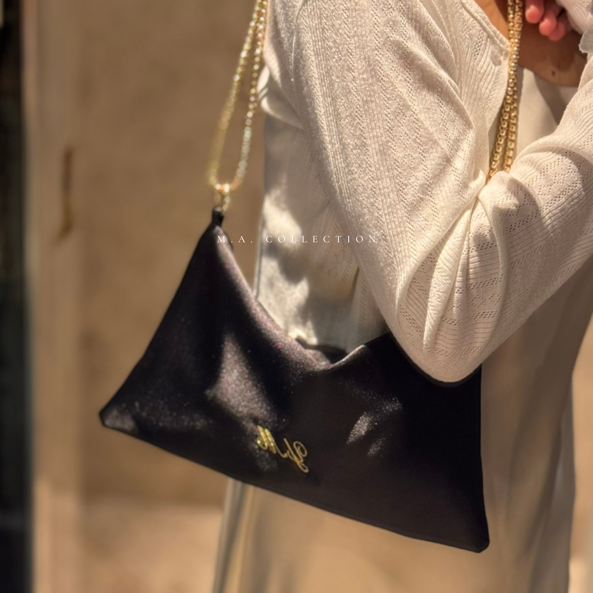 Customized Satin 3 Way Bag