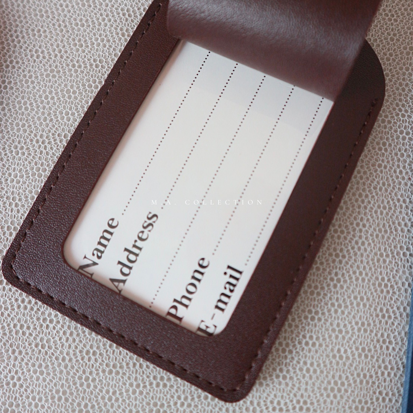 Leather Luggage Tag