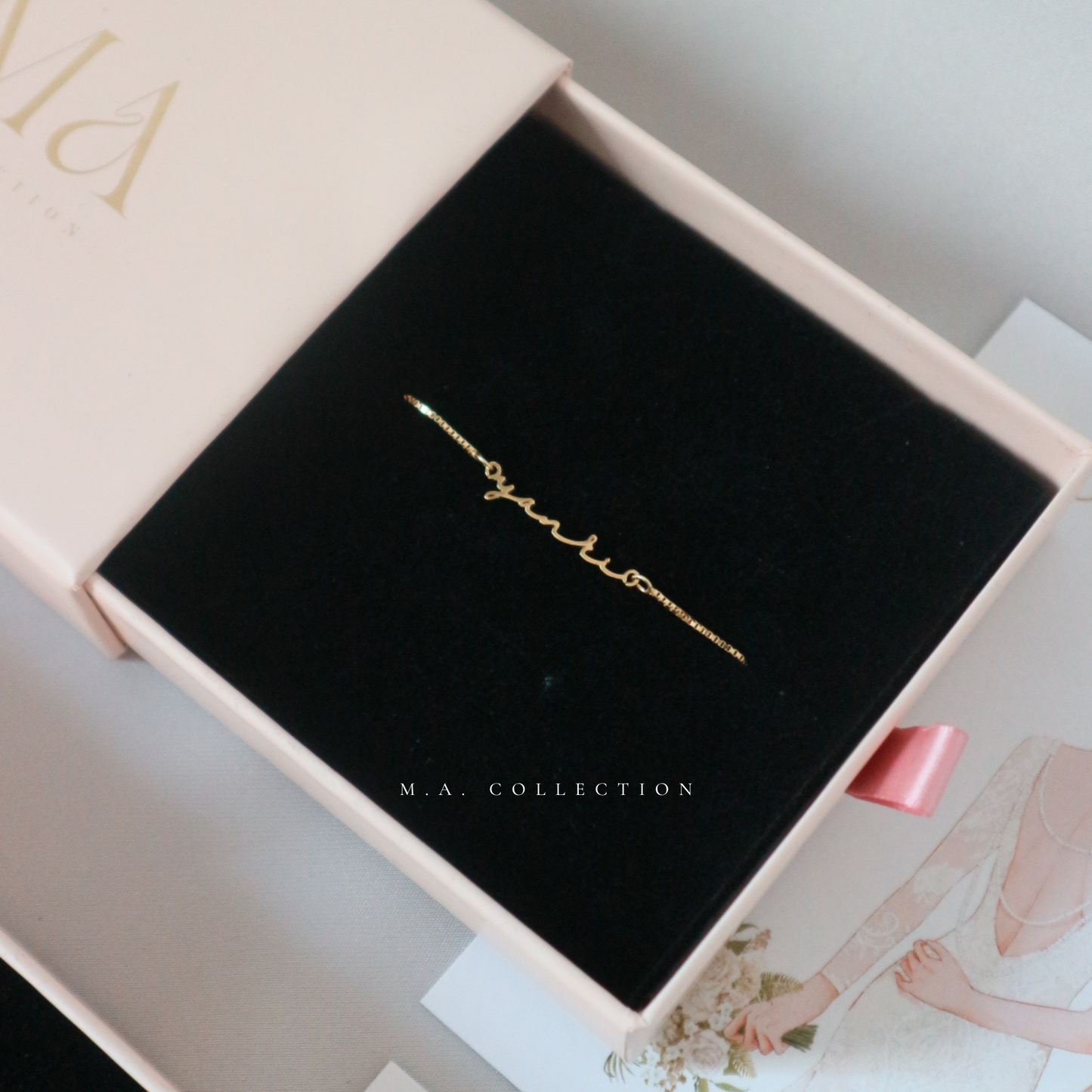 Personalizated Signature Name Necklace 925 Silver
