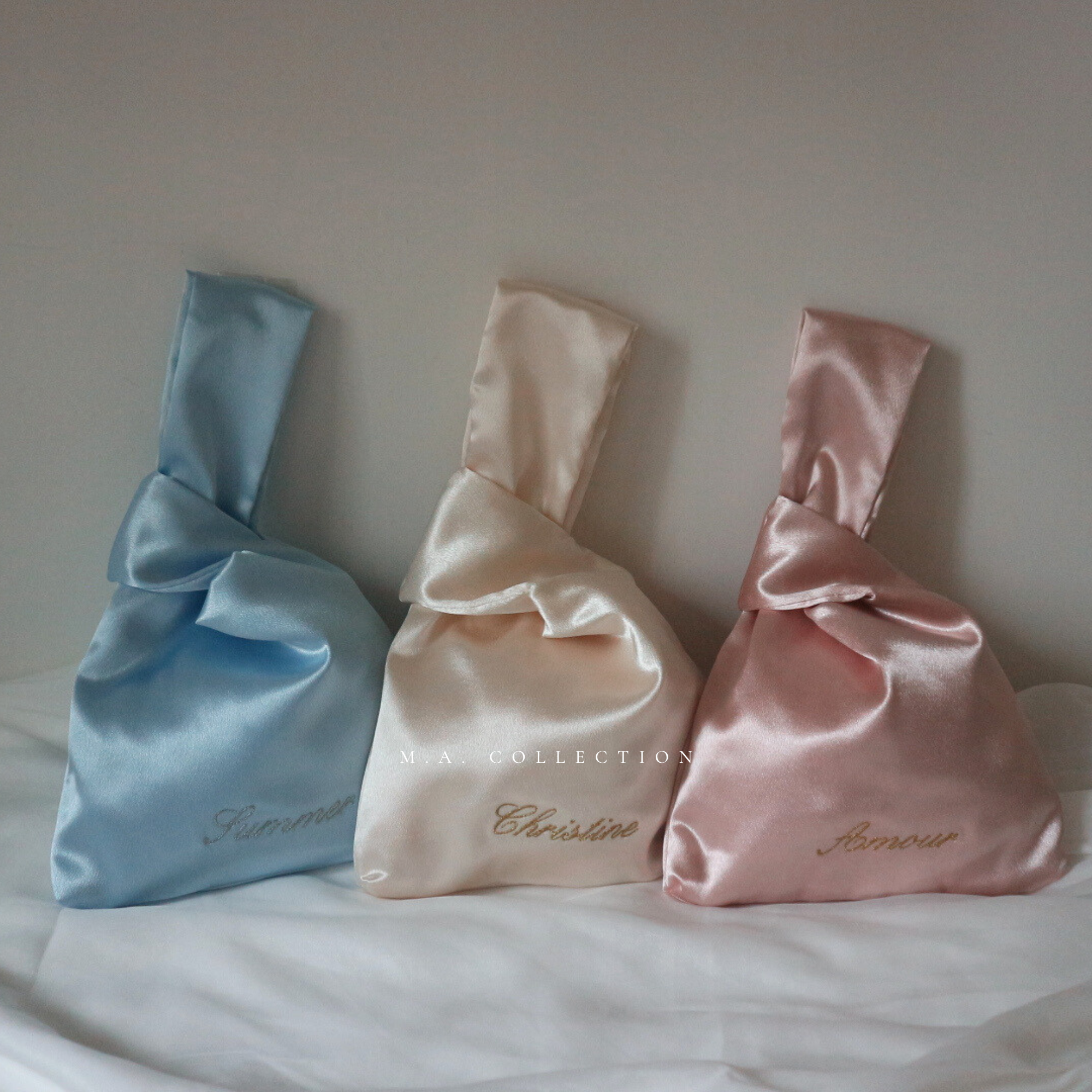 Customerized Satin Hand Bag