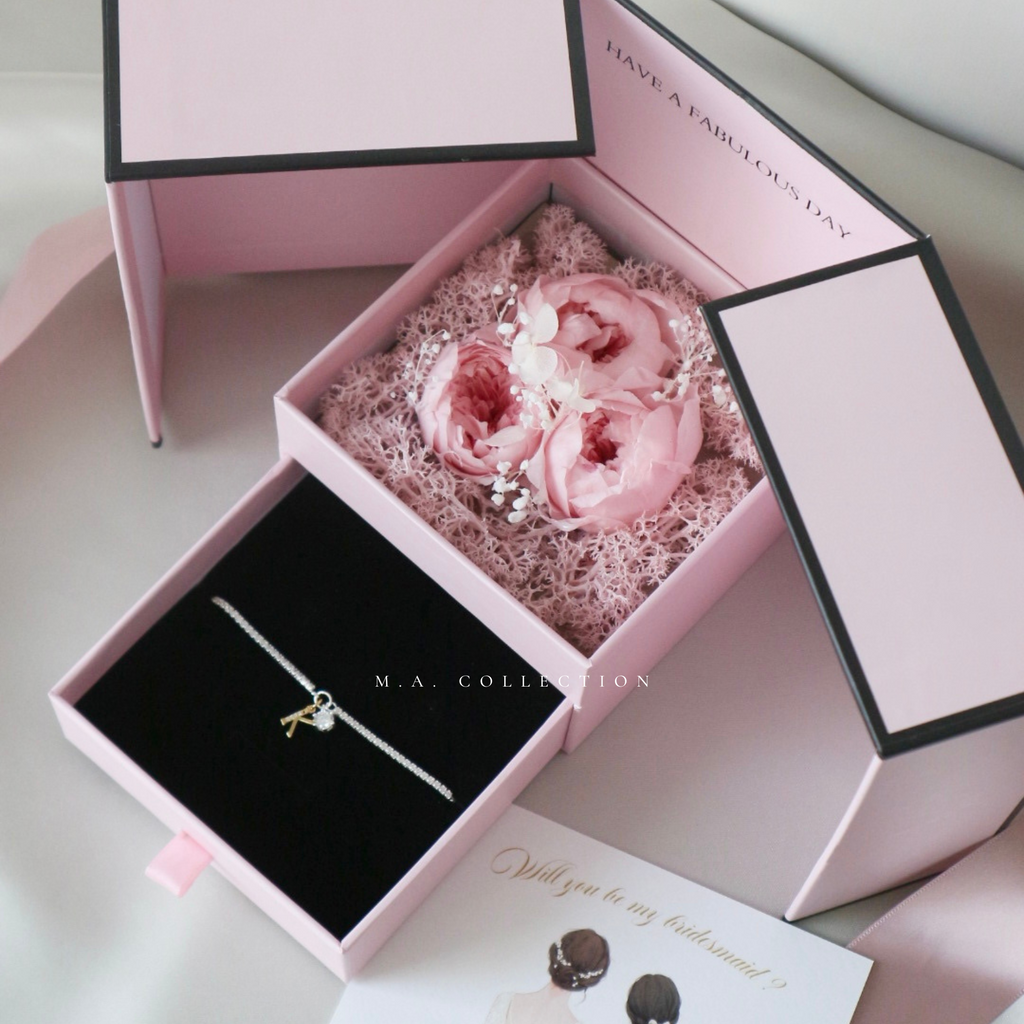 ROMANCE Preserved Flower Bridesmaid Proposal Box Set