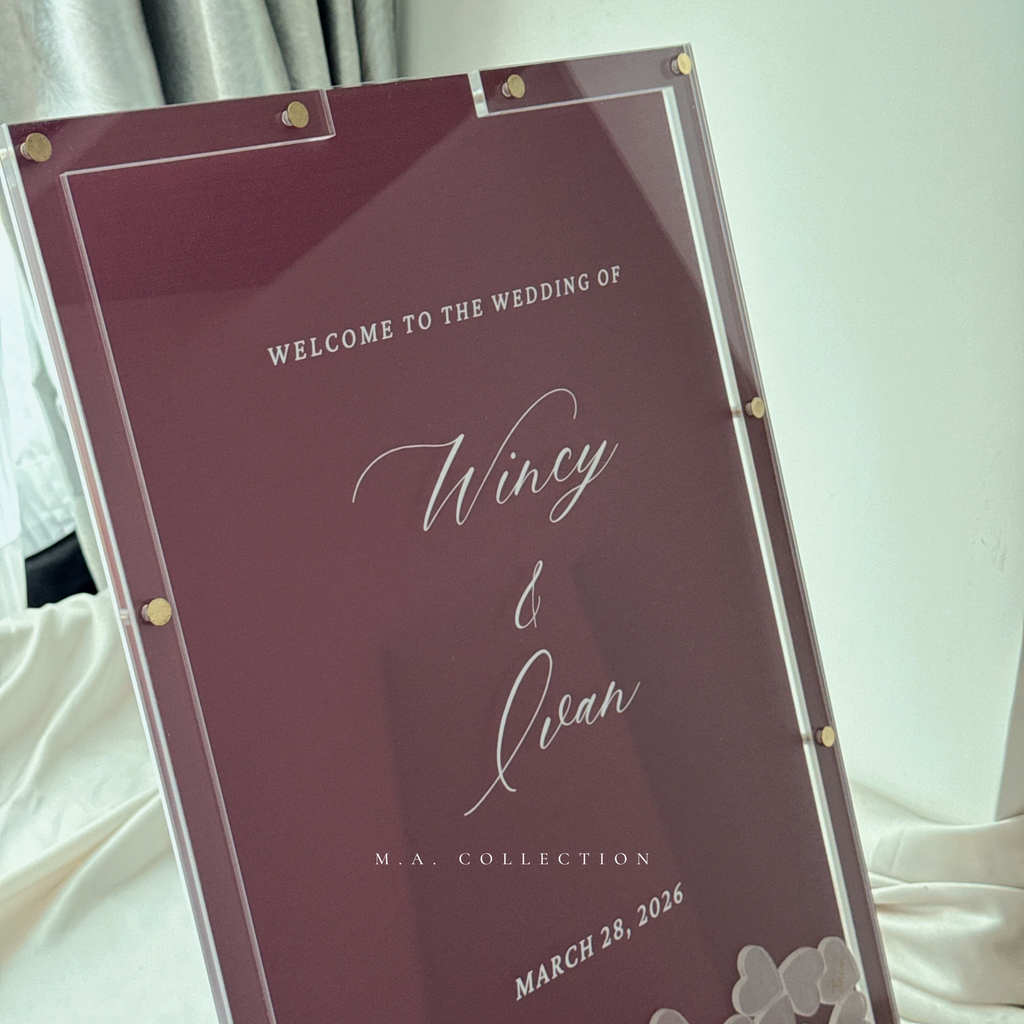 Clear Acrylic Signature Board