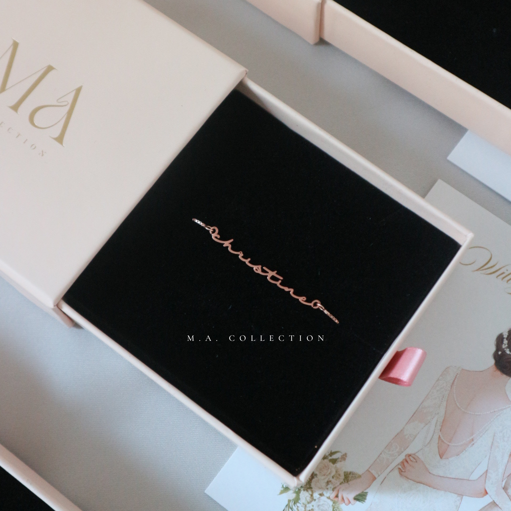 Personalizated Signature Name Necklace 925 Silver