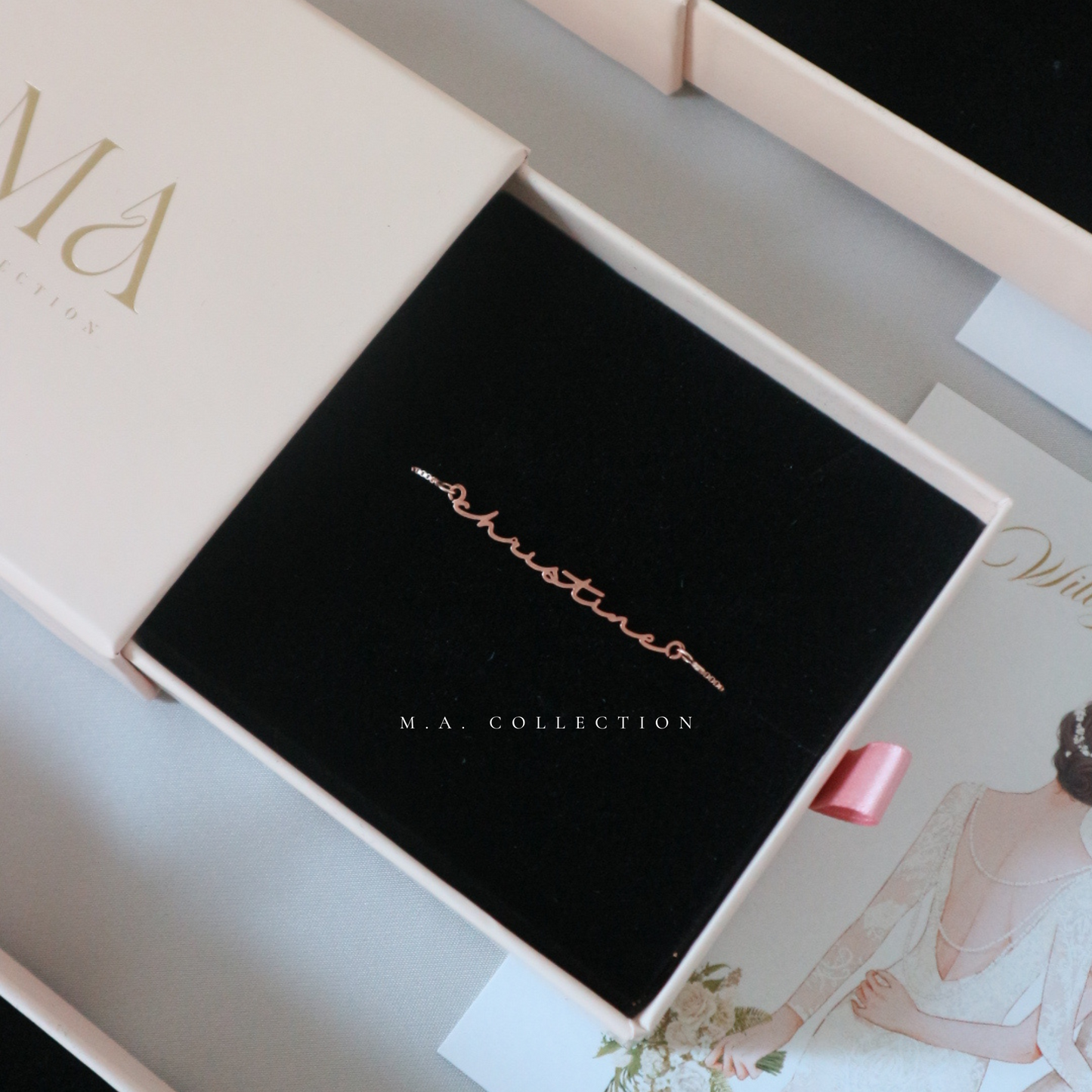 Personalizated Signature Name Necklace 925 Silver