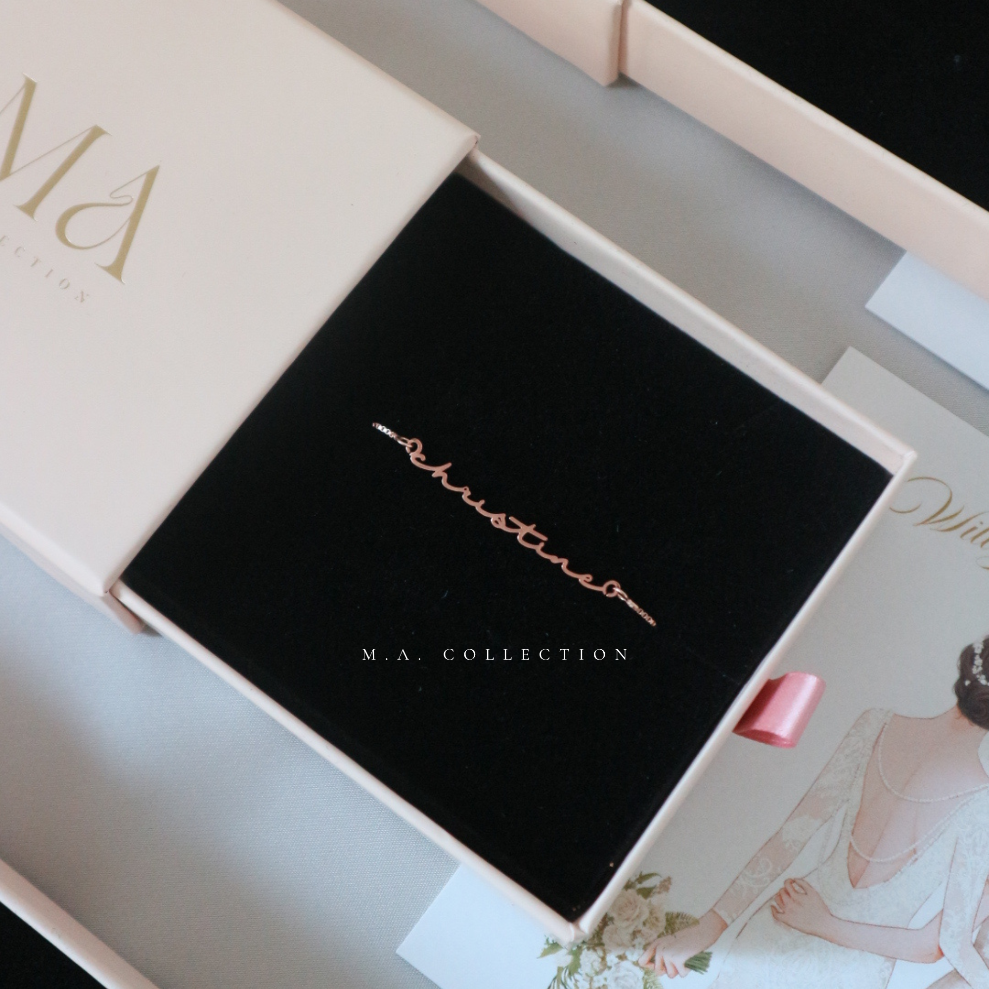 Personalizated Signature Name Necklace 925 Silver