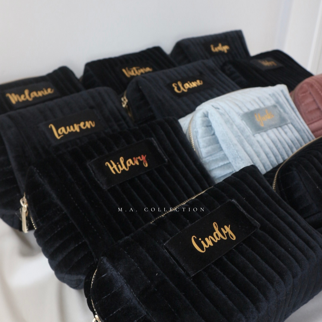 絨面多功能旅行必備化妝袋