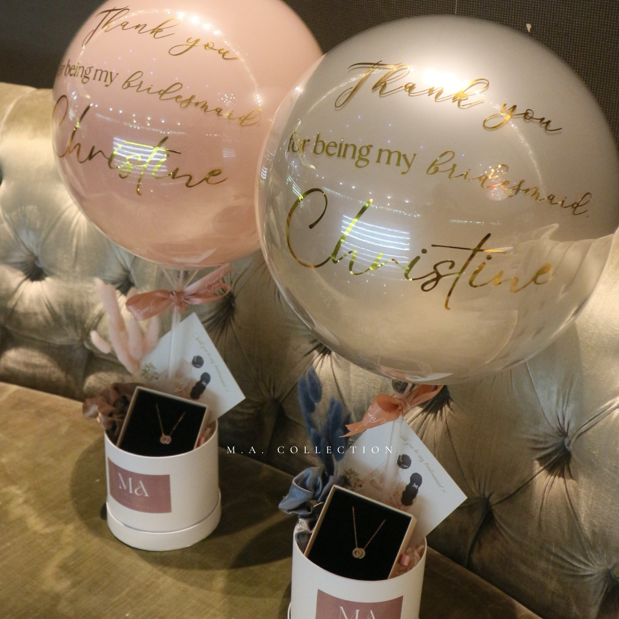 Balloon Bridesmaid Proposal Box Set