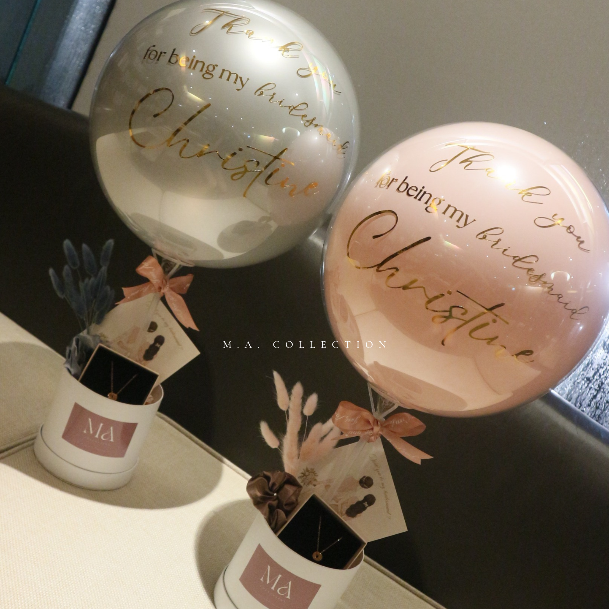 Balloon Bridesmaid Proposal Box Set