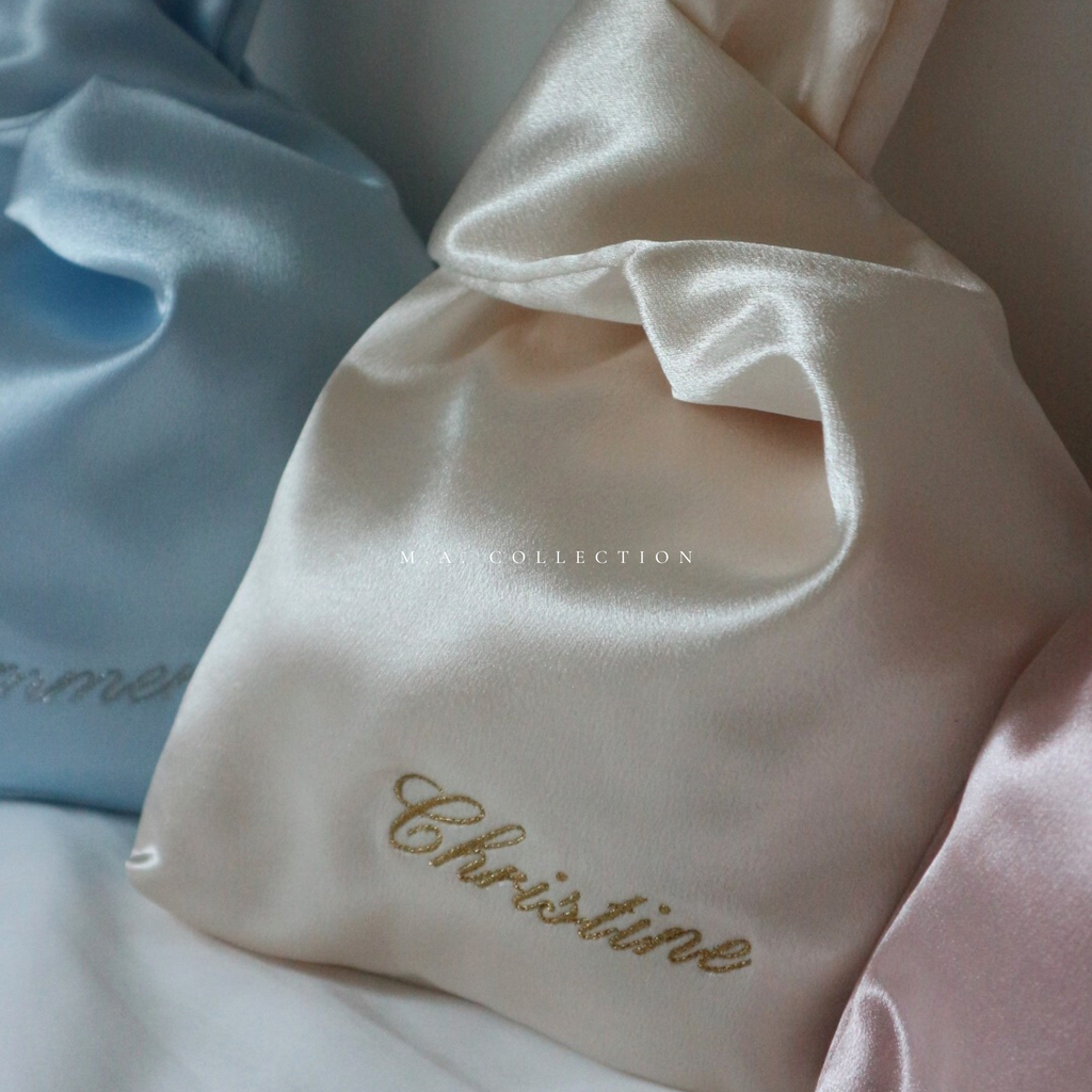 Customerized Satin Hand Bag