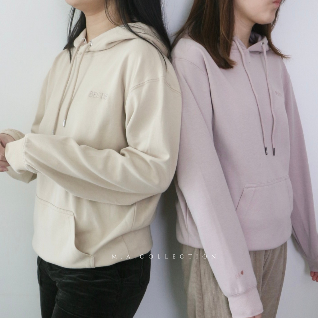 訂製刺繡BESTIES HOODIES