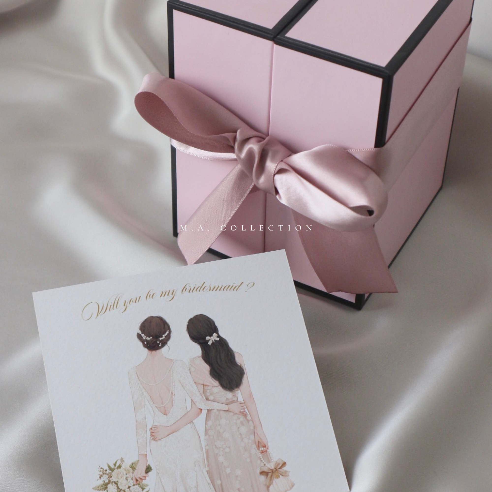 ROMANCE Preserved Flower Bridesmaid Proposal Box Set