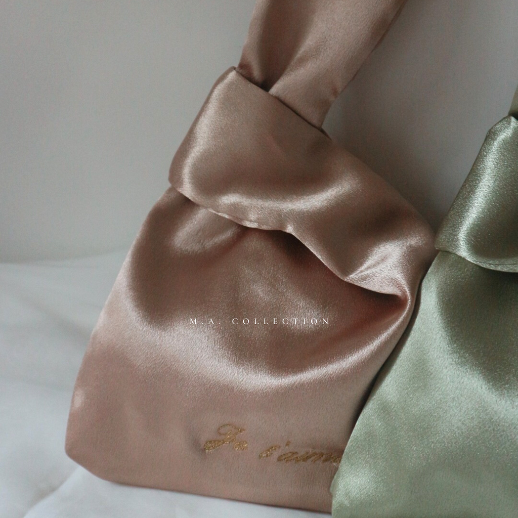 Customerized Satin Hand Bag