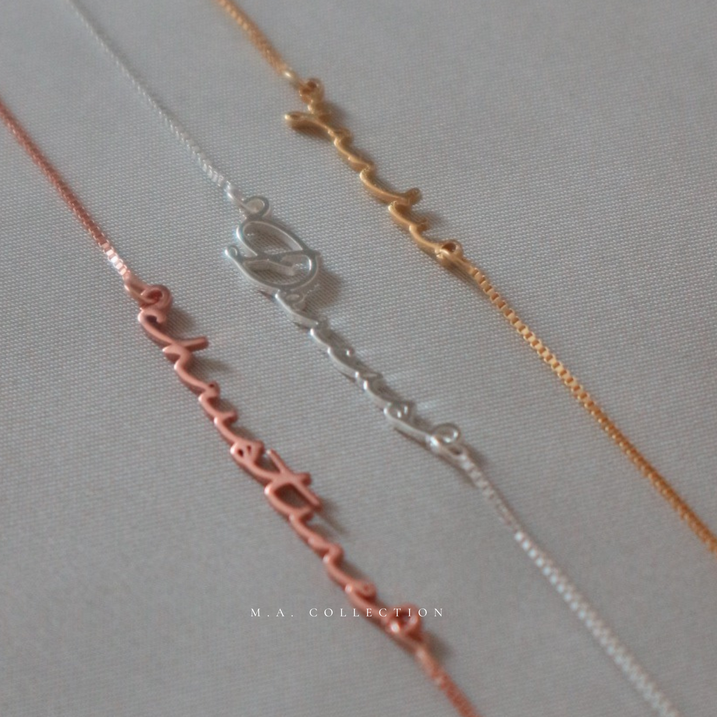 Personalizated Signature Name Necklace 925 Silver