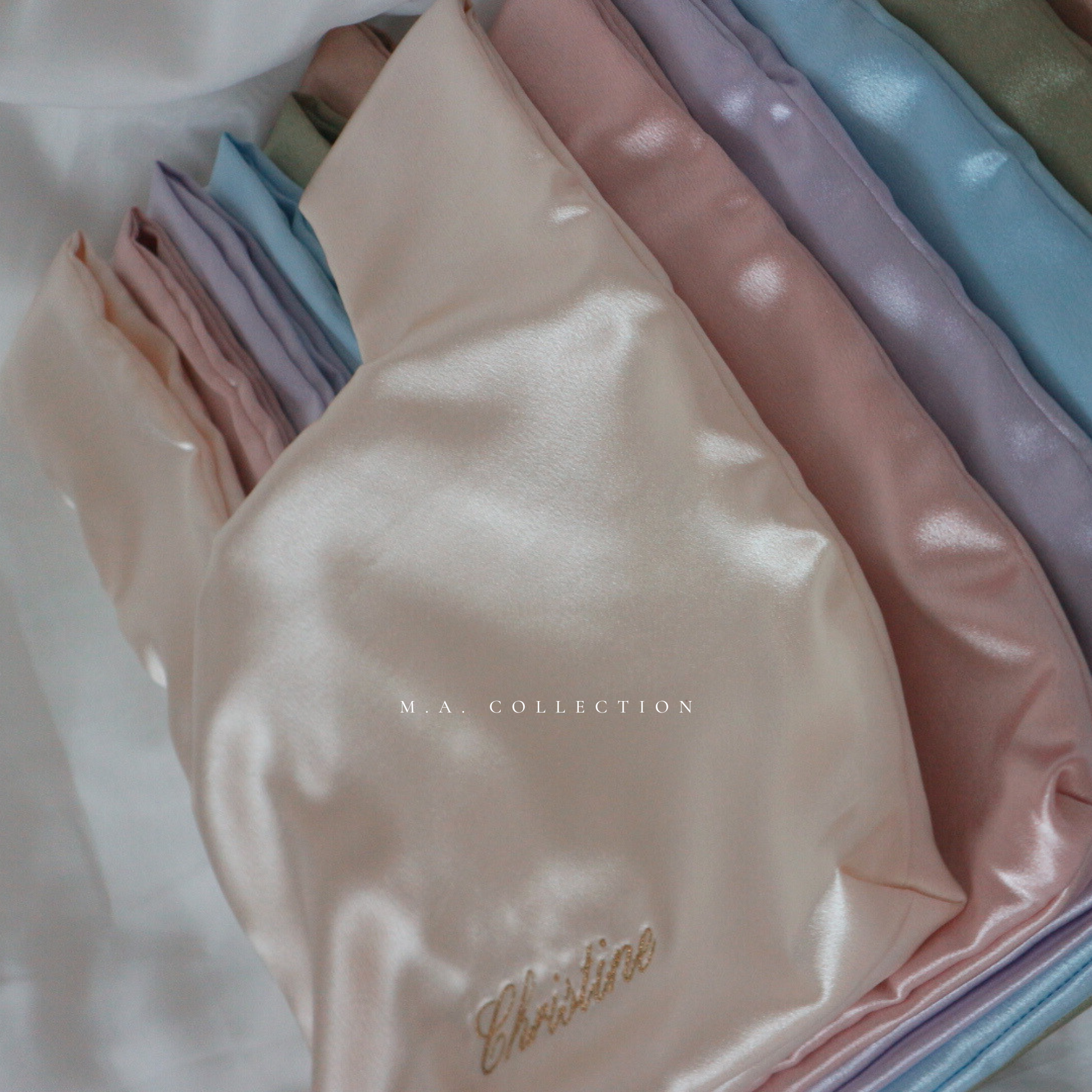 Customerized Satin Hand Bag