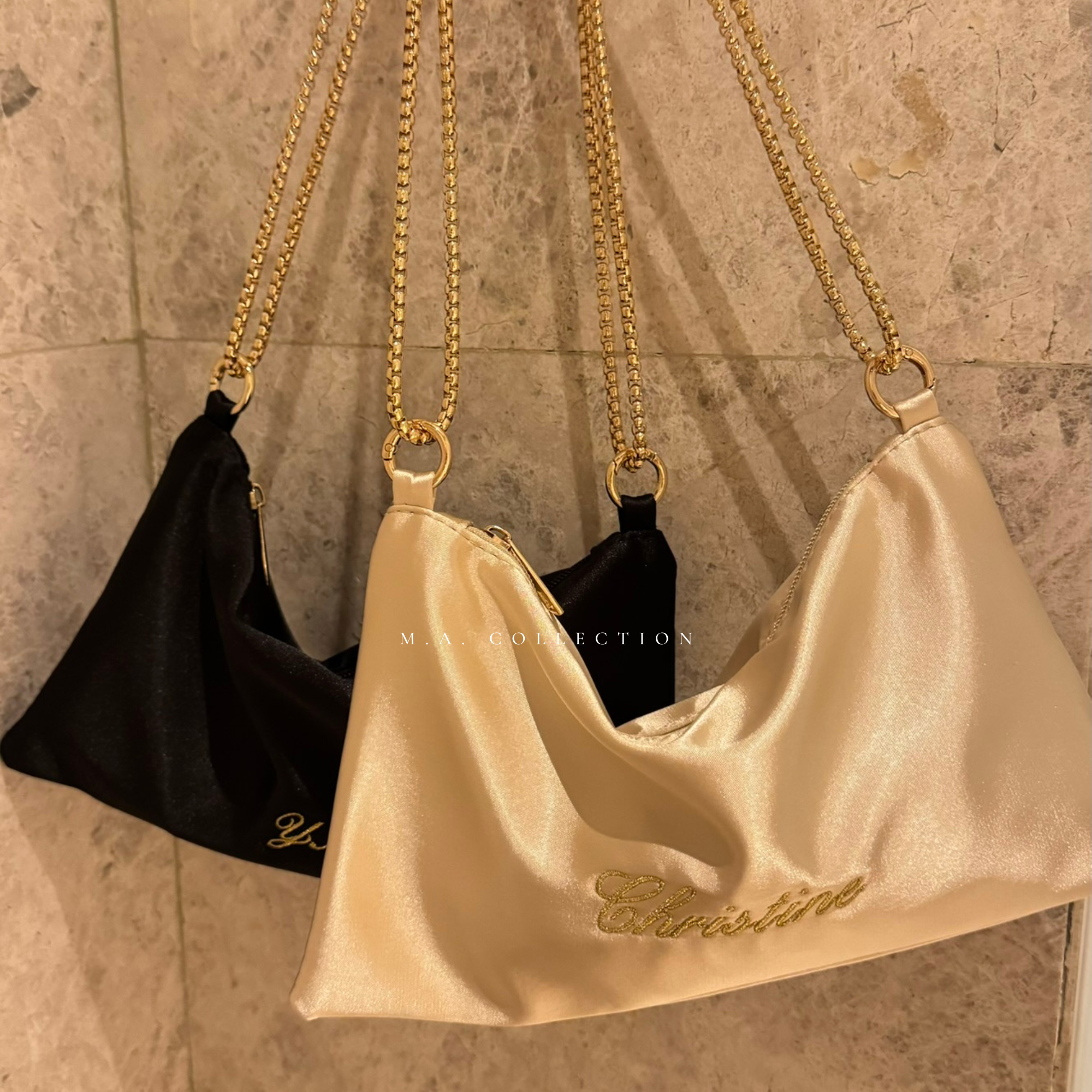 Customized Satin 3 Way Bag