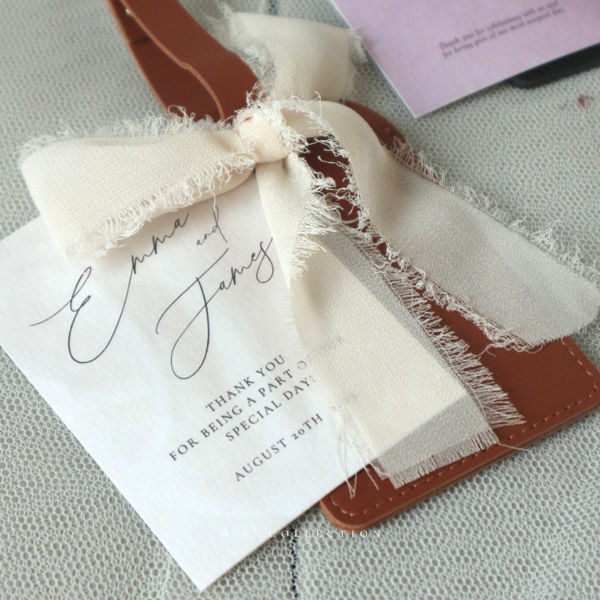 Leather Luggage Tag