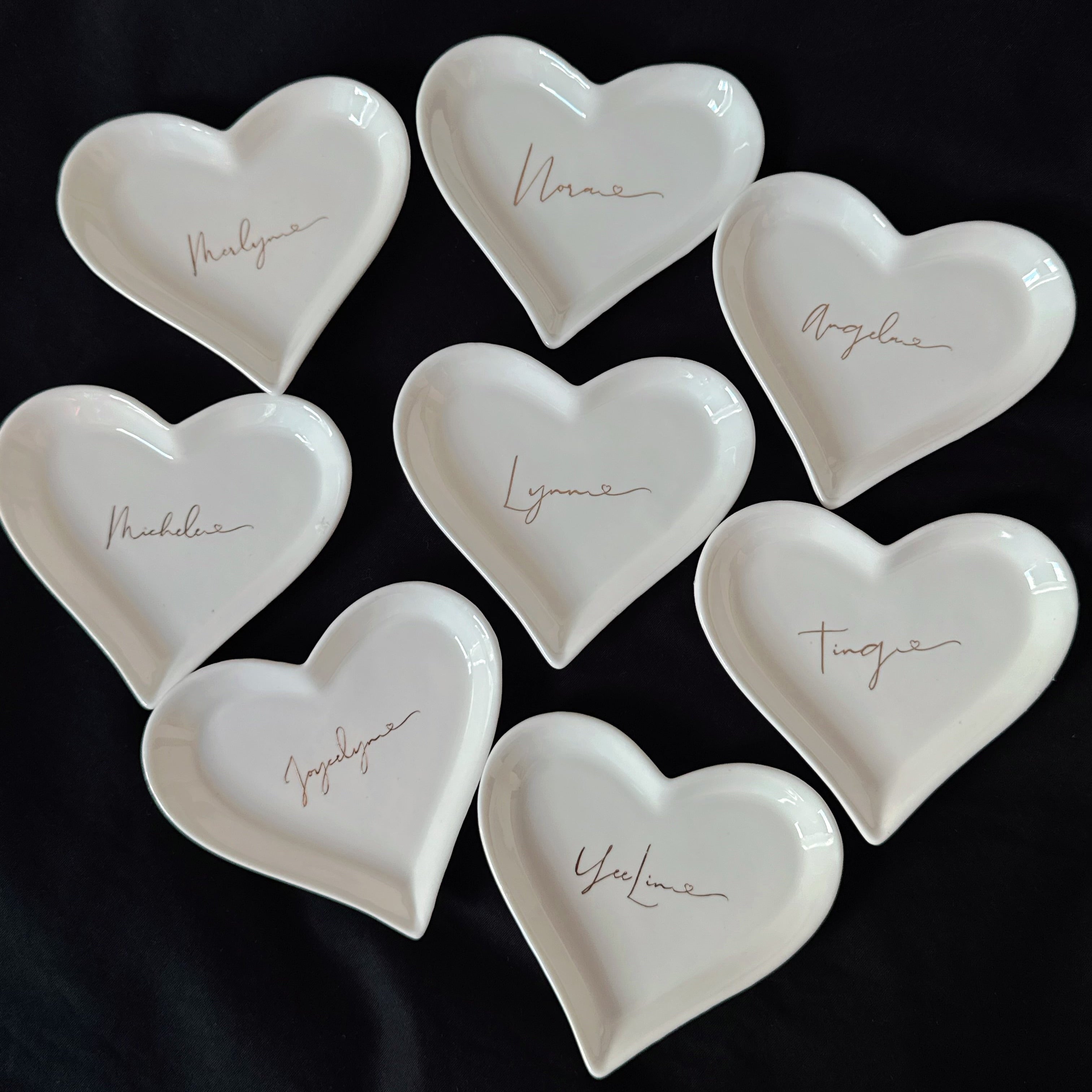 Heart Accessories Plate