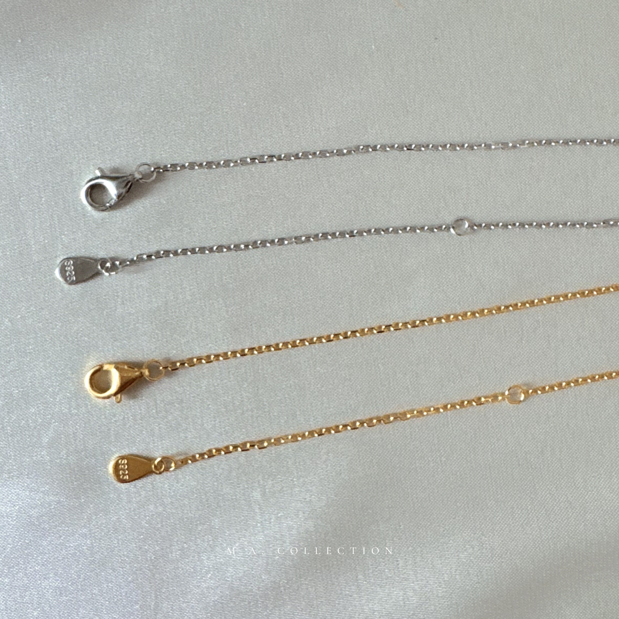 Inital 925 Silver Bubble Necklace