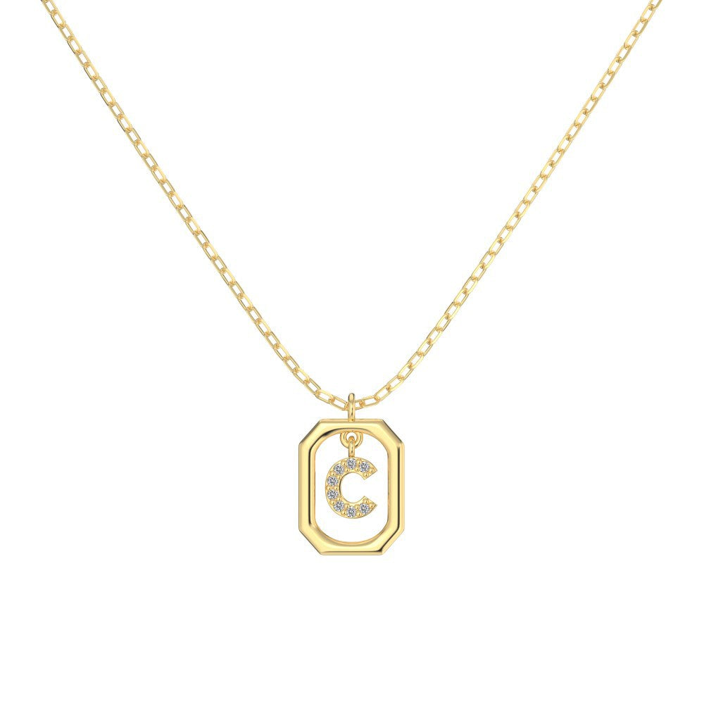Inital Monogram Necklace