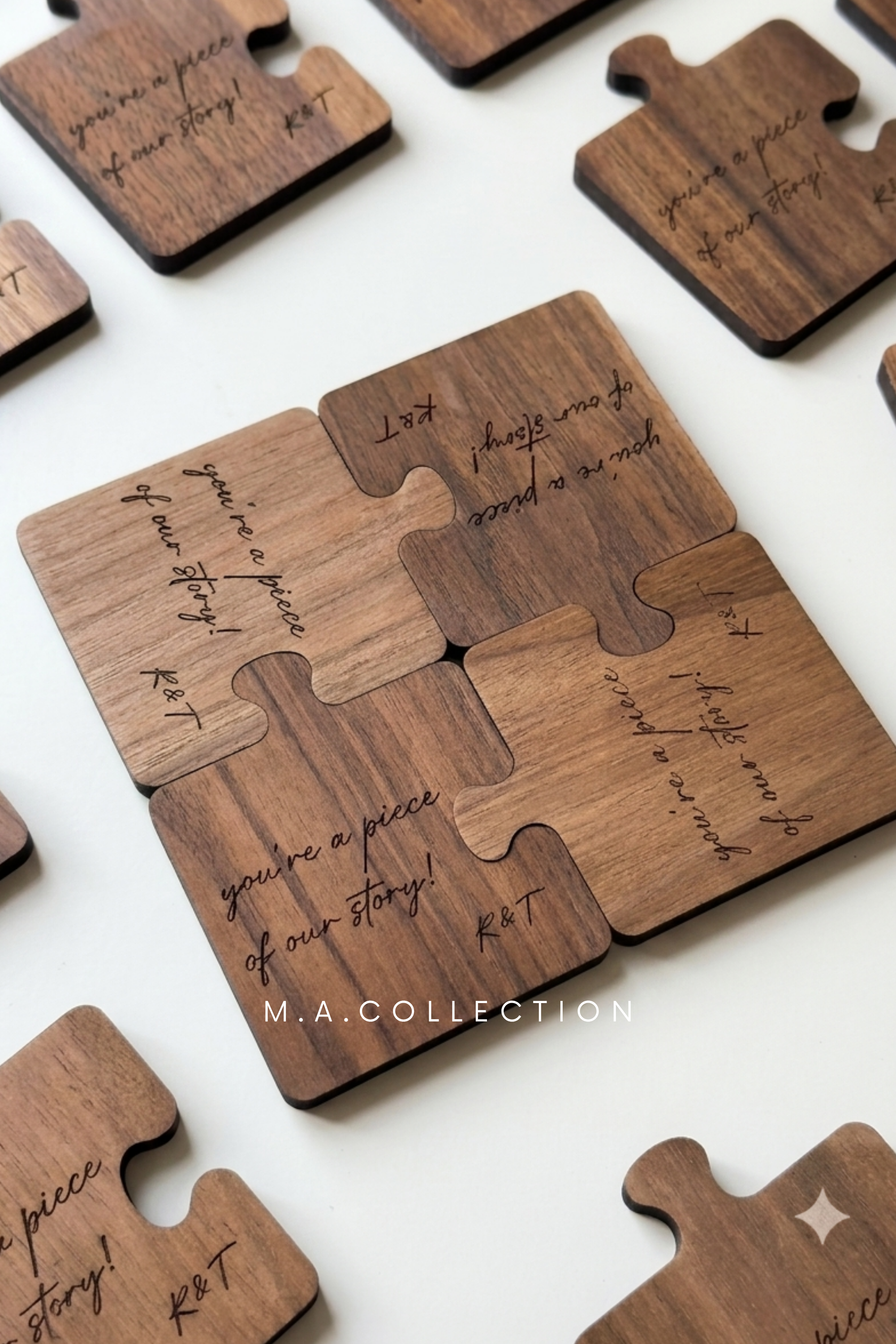 The Storypiece | Custom Wooden Puzzle Coaster