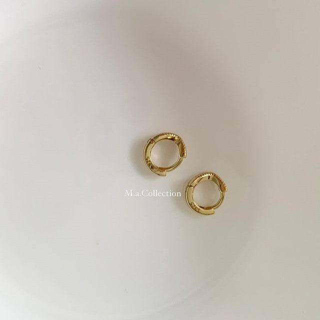 氣質v字925銀耳圈
