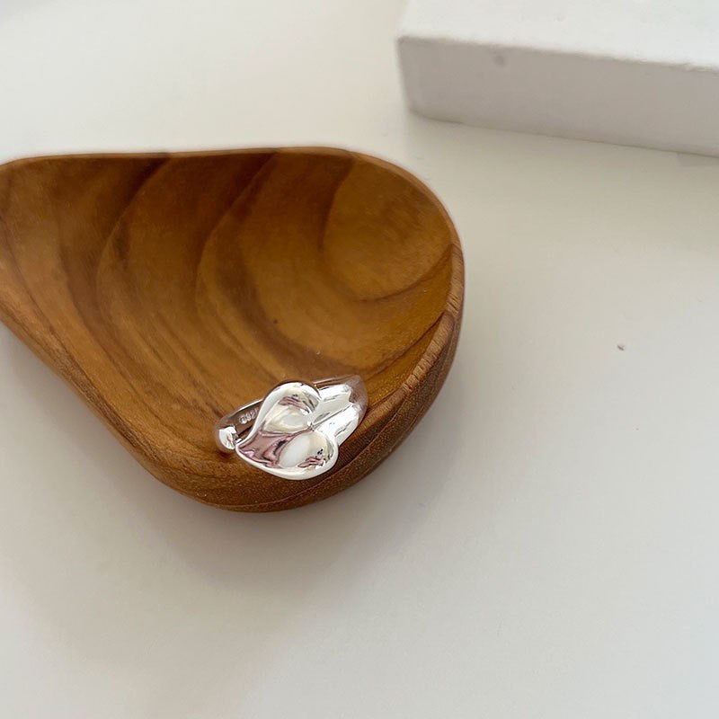 Heart Open 925 Silver Ring