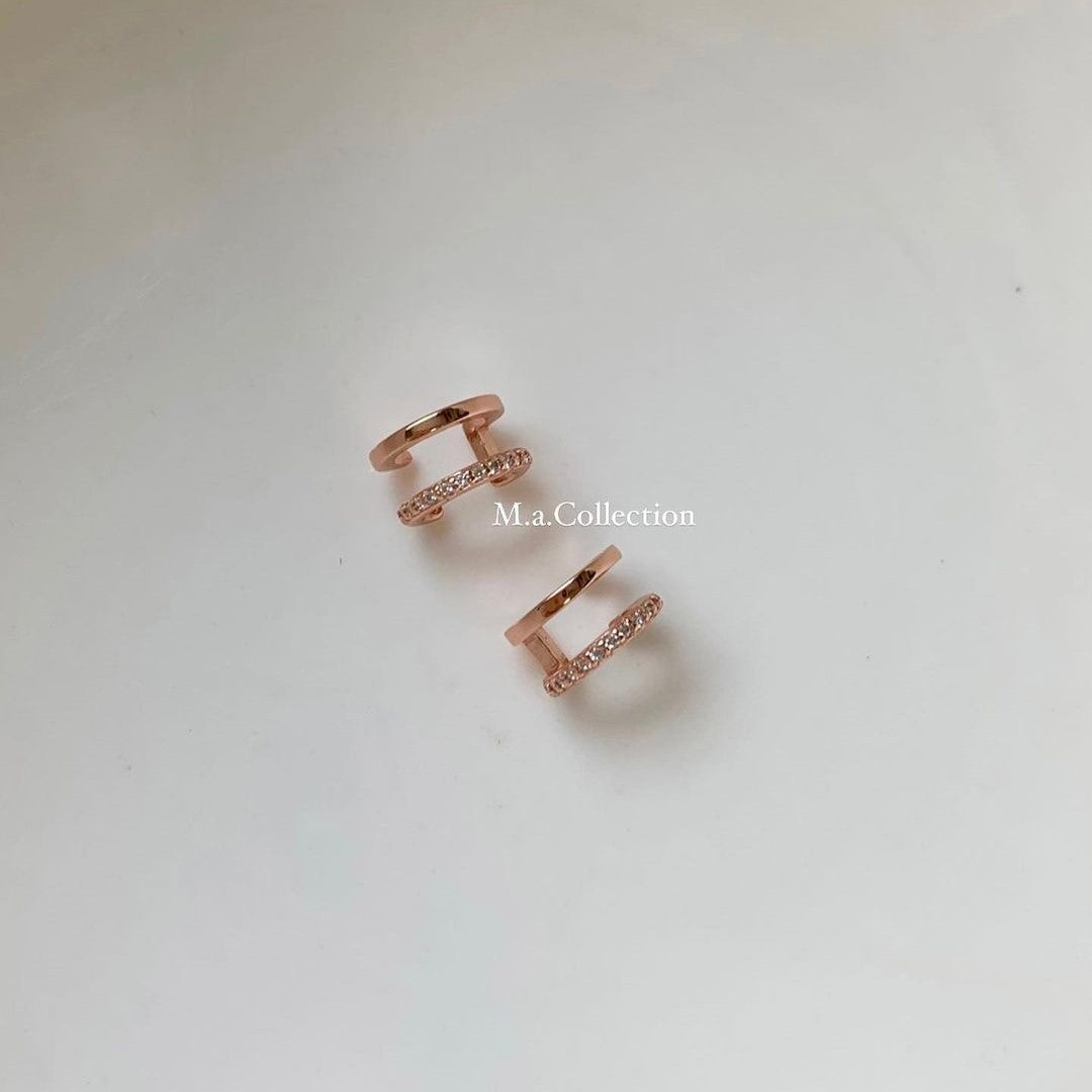Diamond 925 Tremella Bone Clip