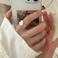 Heart Open 925 Silver Ring