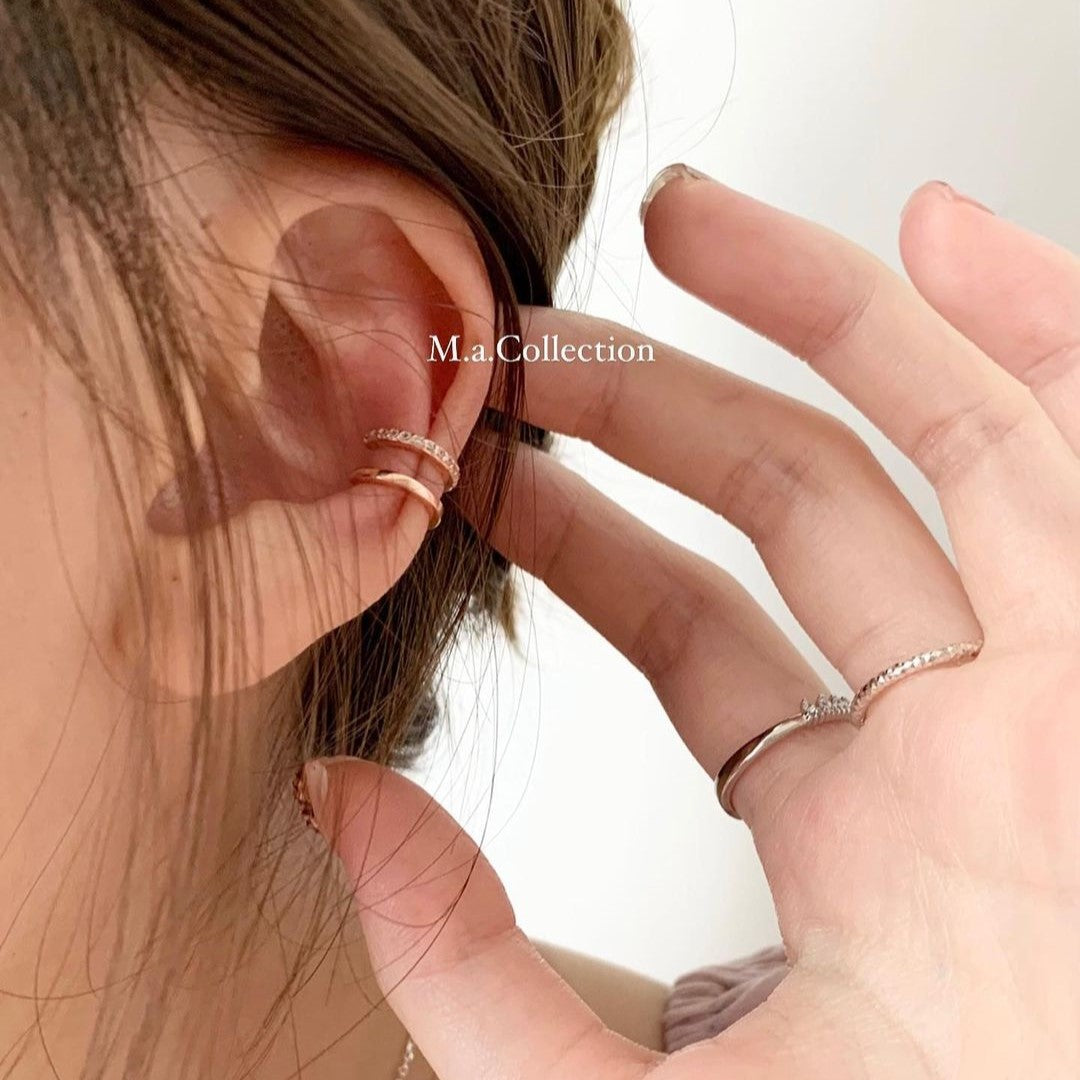 Diamond 925 Tremella Bone Clip