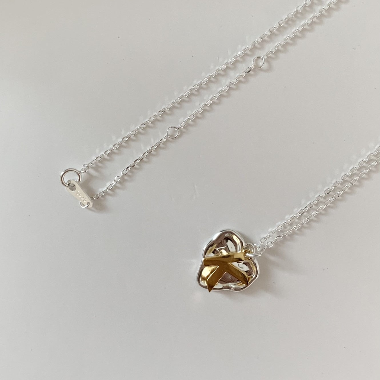Love 心心字母頸鏈